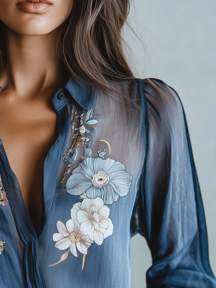 Floral Boho Chic Women's Blouse