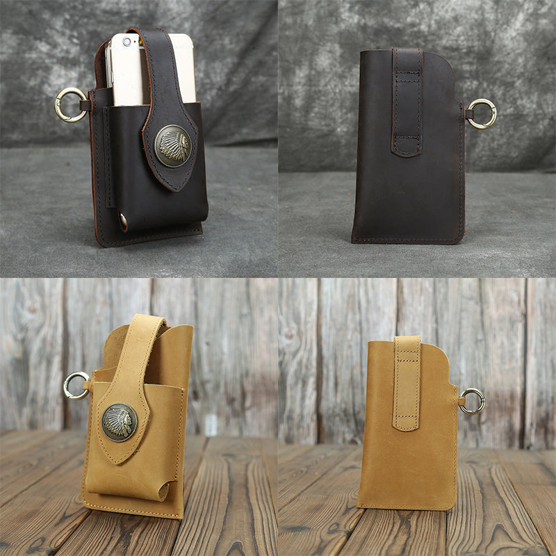 Azura | Multifunctional leather phone case