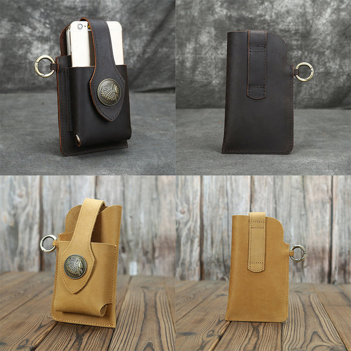 Azura | Multifunctional leather phone case