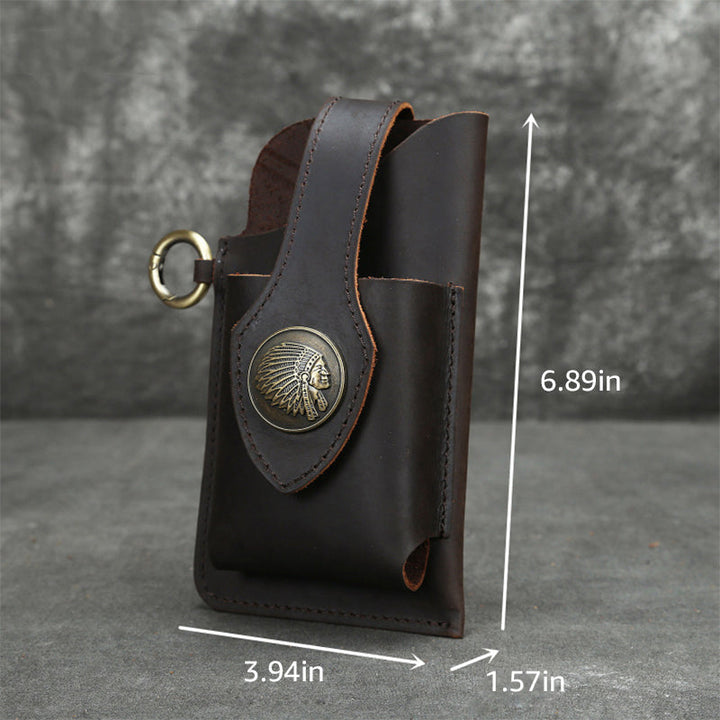 Azura | Multifunctional leather phone case