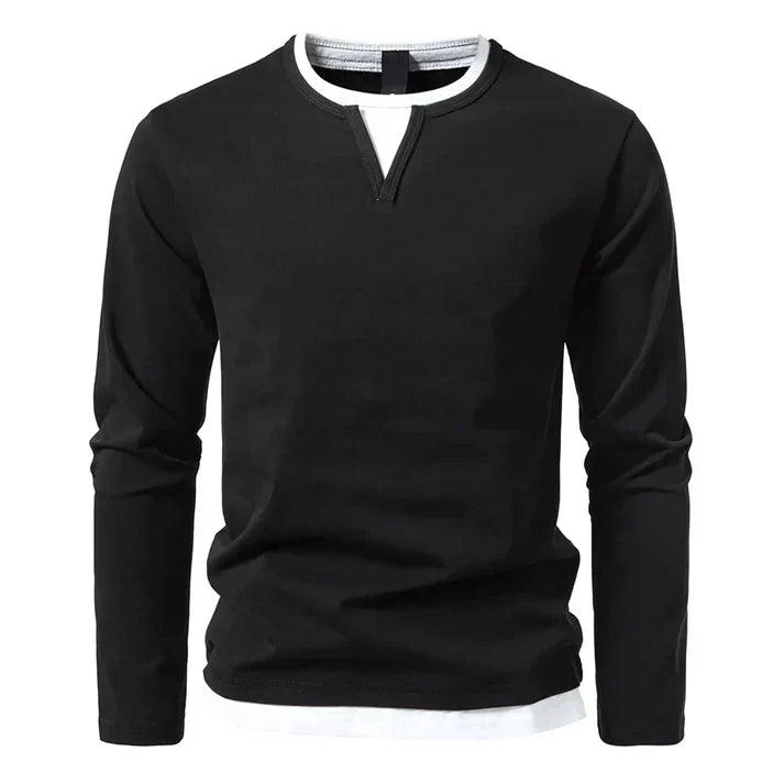 Alwin - Premium Long-Sleeved Shirt Made From Combed Cotton