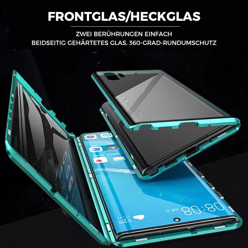Azura | Samsung magnetic tempered glass double-sided phone case