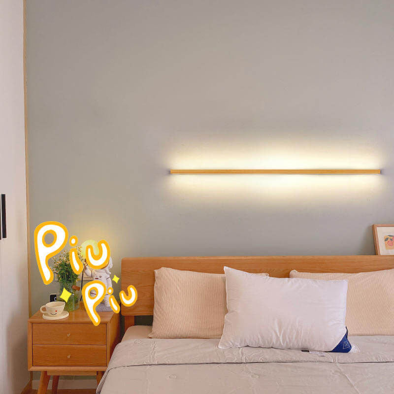 Azura | ZenBeam Japanese LED Wall Light | Solid Wood Design | Modern Accent Lighting