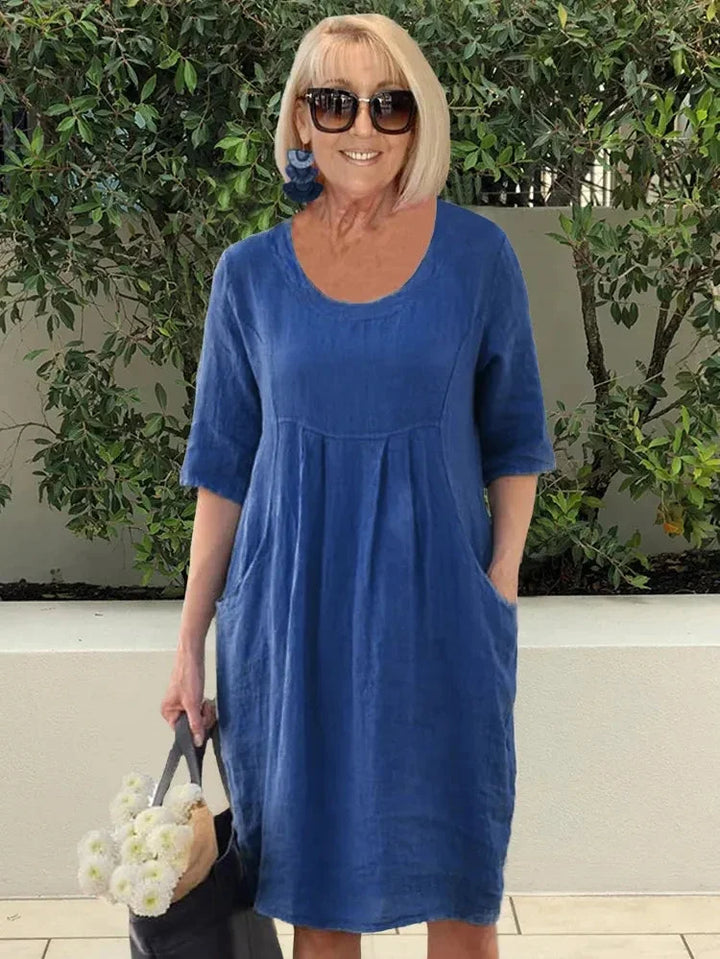 Renée | Midi Dress with Pockets
