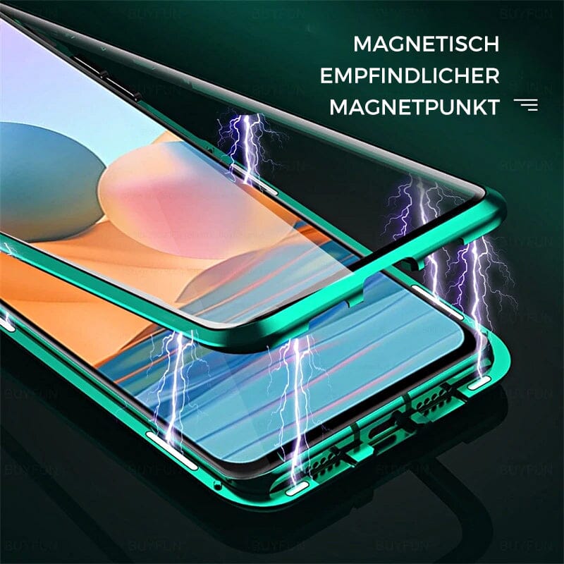 Azura | Samsung magnetic tempered glass double-sided phone case
