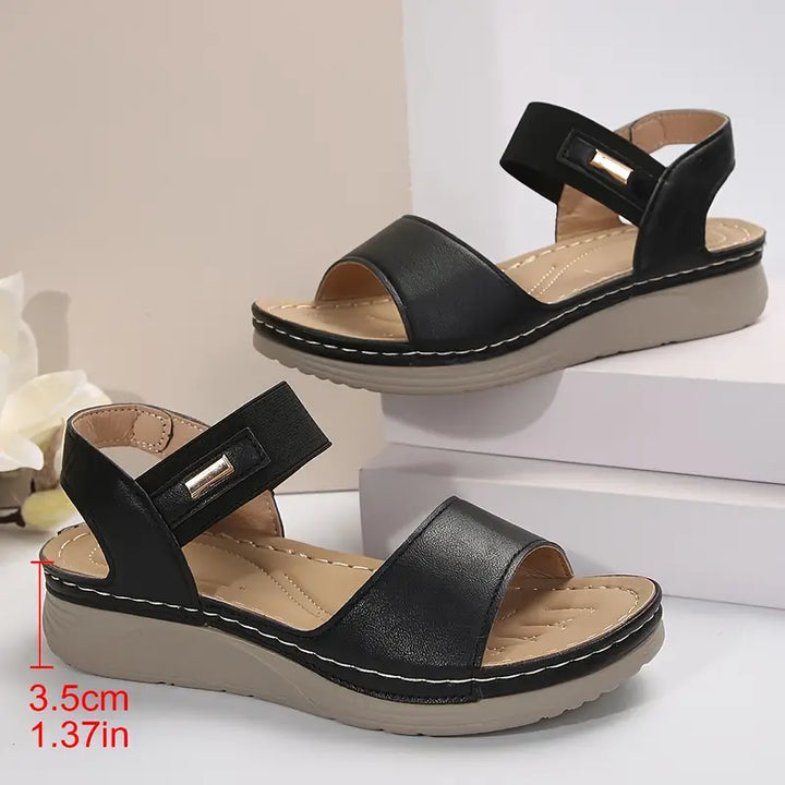 Paige - Comfort Cushioned Wedge Sandals