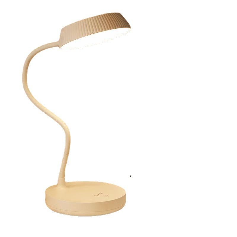 BowLift | LumaPlate Minimalist LED Table Lamp | USB Charging | Eye Protection | Touch Control | Modern Design