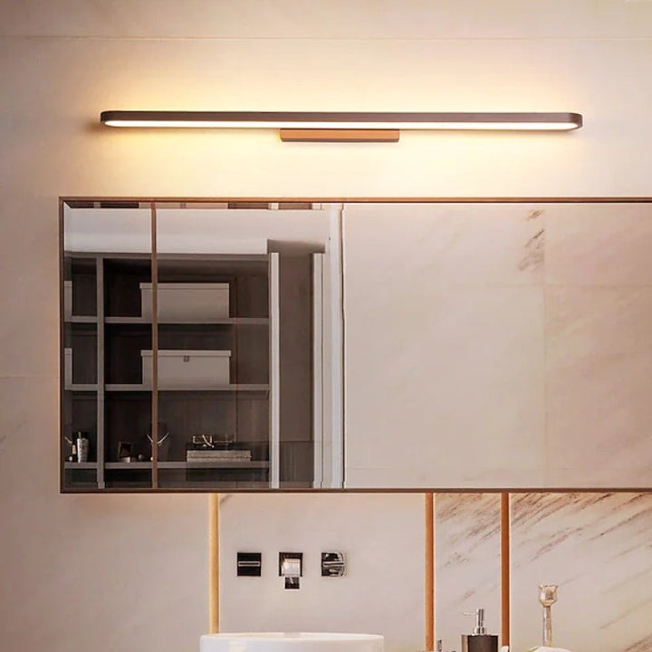 BowLift | Leigh modern wall light linear, Gold, Bedroom/Bathroom, Metal