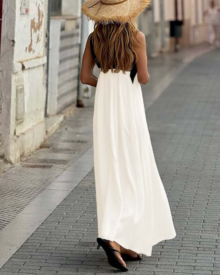 JILLIAN - CROSSOVER LONG DRESS