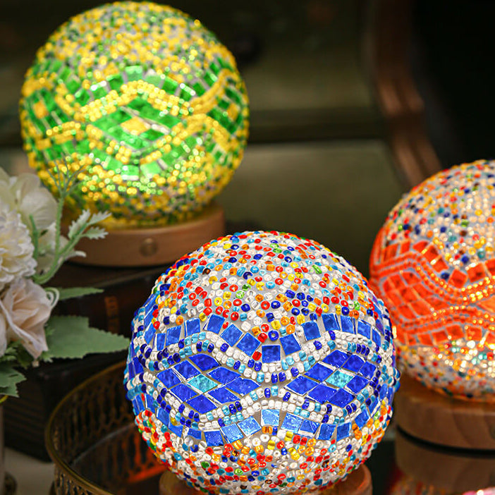 BowLift | BohoGlow – Modern Bohemian Table Lamp with USB Charging