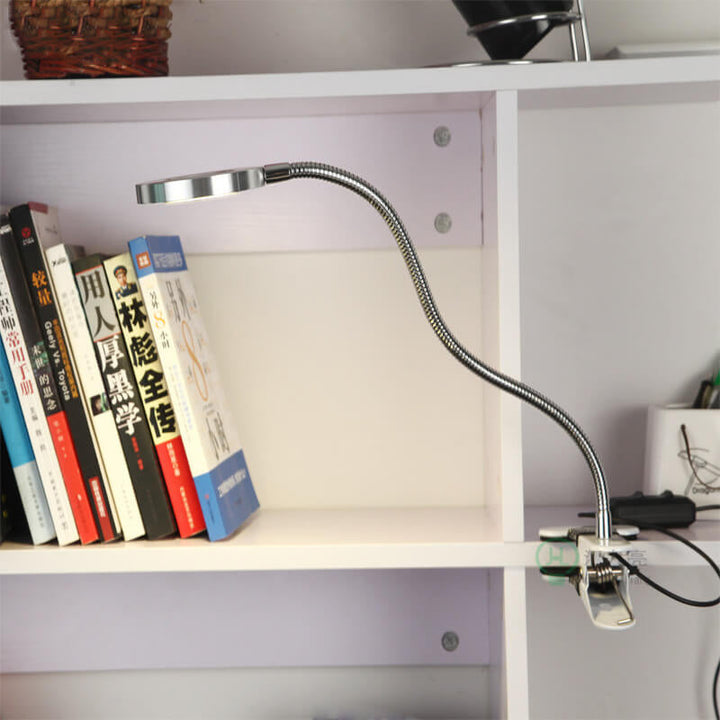 BowLift | Creative simple USB pants button LED reading clip desk lamp