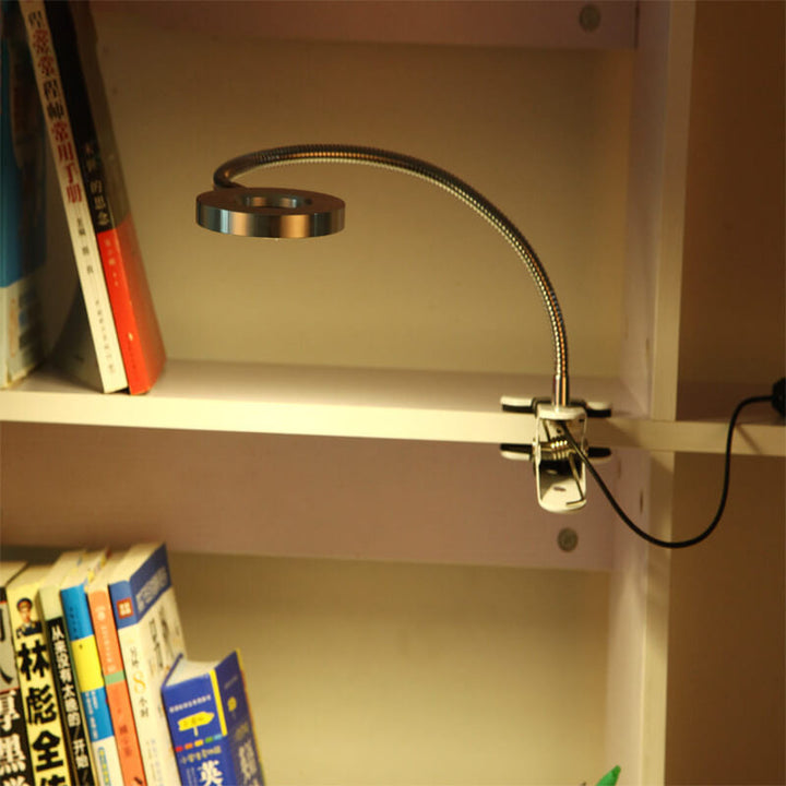 BowLift | Creative simple USB pants button LED reading clip desk lamp