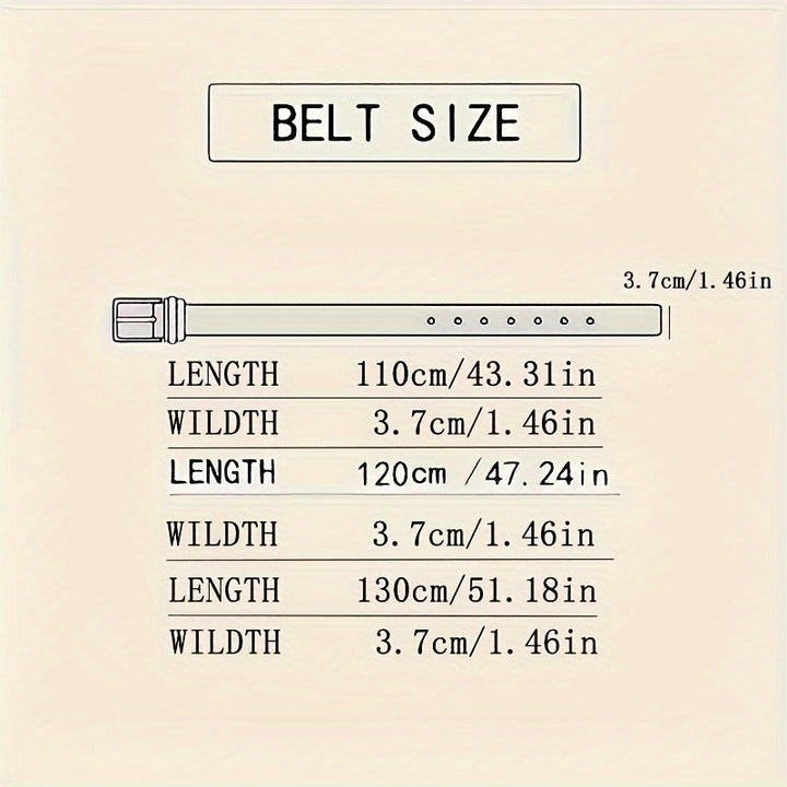 Azura | Men’s Genuine Leather Belt with Automatic Buckle – Classic Adjustable Cowhide Waist Belt