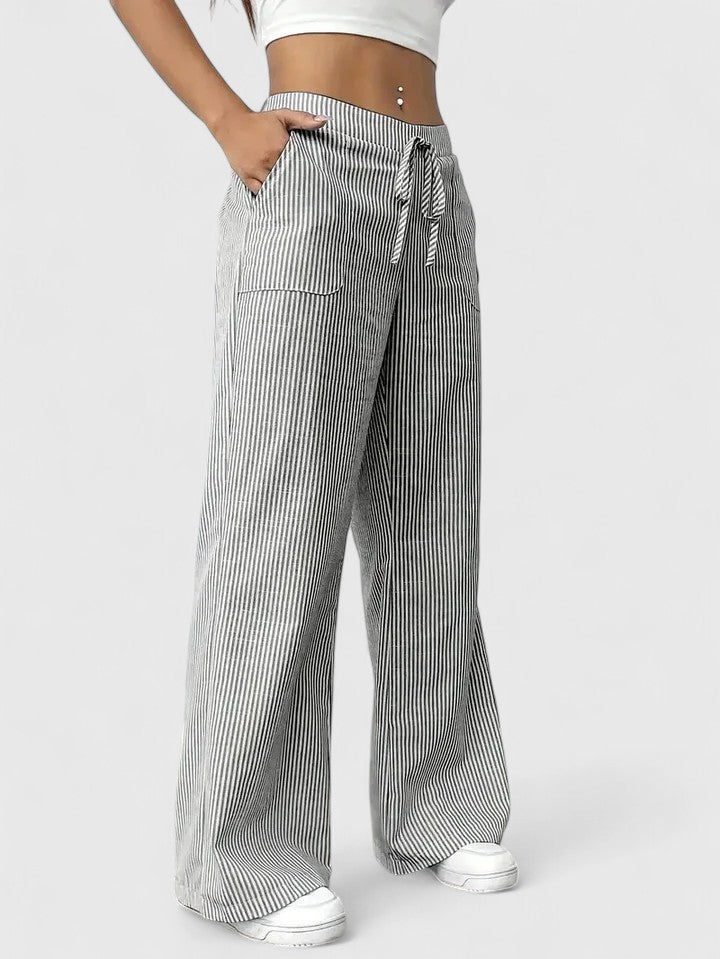 SIERRA – STRIPE FLOW LOUNGE PANTS