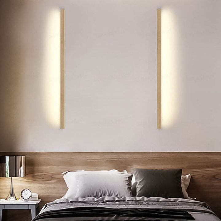 Azura | ZenBeam Japanese LED Wall Light | Solid Wood Design | Modern Accent Lighting