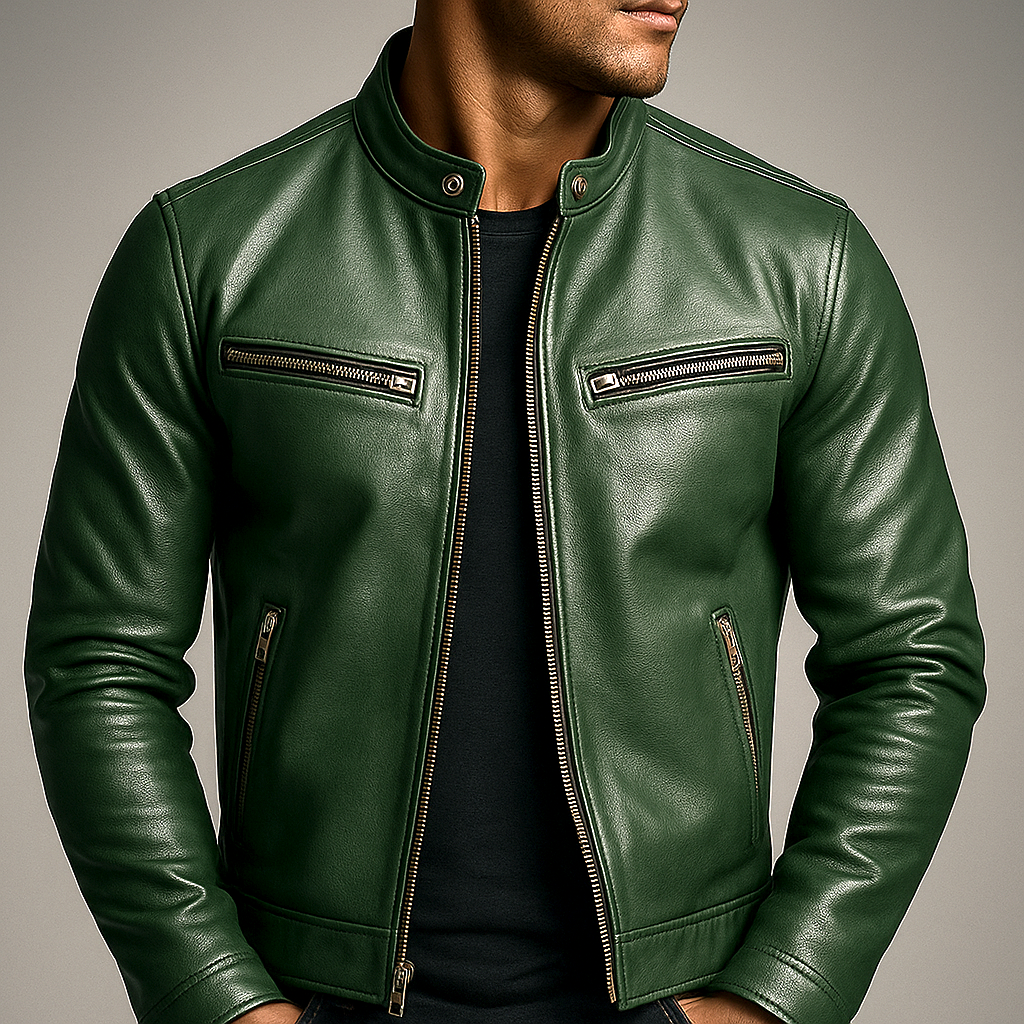 Jace™ | Casual Leather Jacket