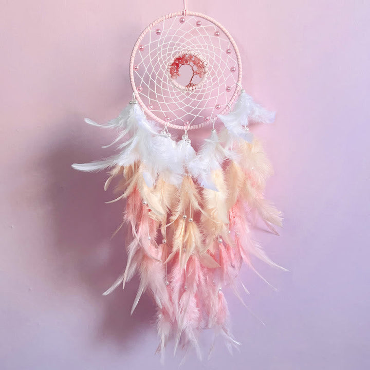 BowLift | Crystal Tree of Life Feather Glow Dreamcatcher