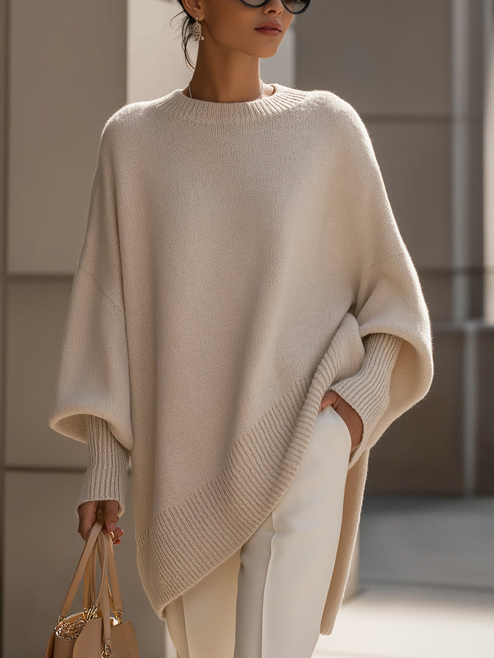 AVA – ASYMMETRIC OVERSIZED SWEATER