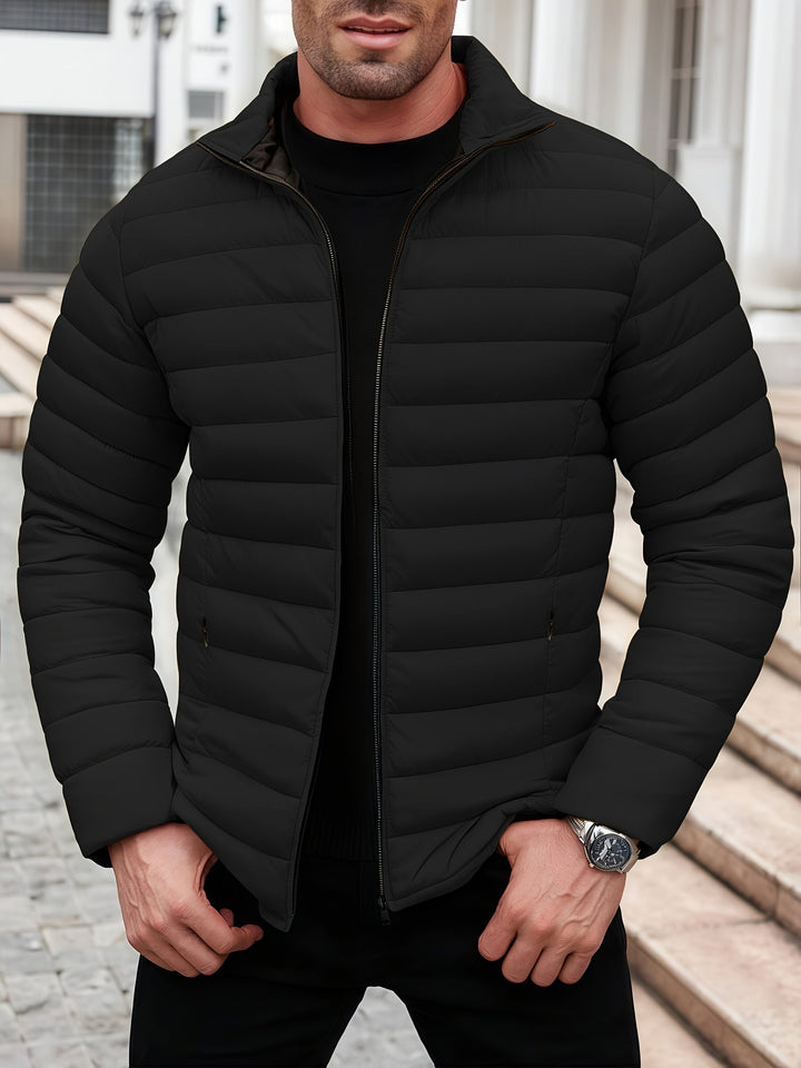 Kristian - Quilted Puffer Jacket With Zipper