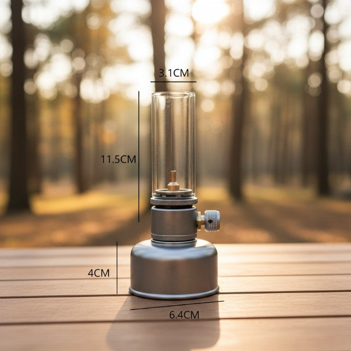 BowLift | Mini Gas Flame Torch Table Lamp