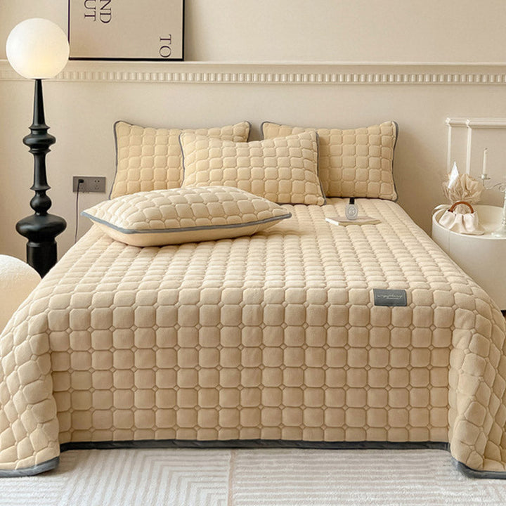 BowLift | Modern Soft Throw Blanket with Square Texture – Stylish Fluffy Bed & Sofa Cover