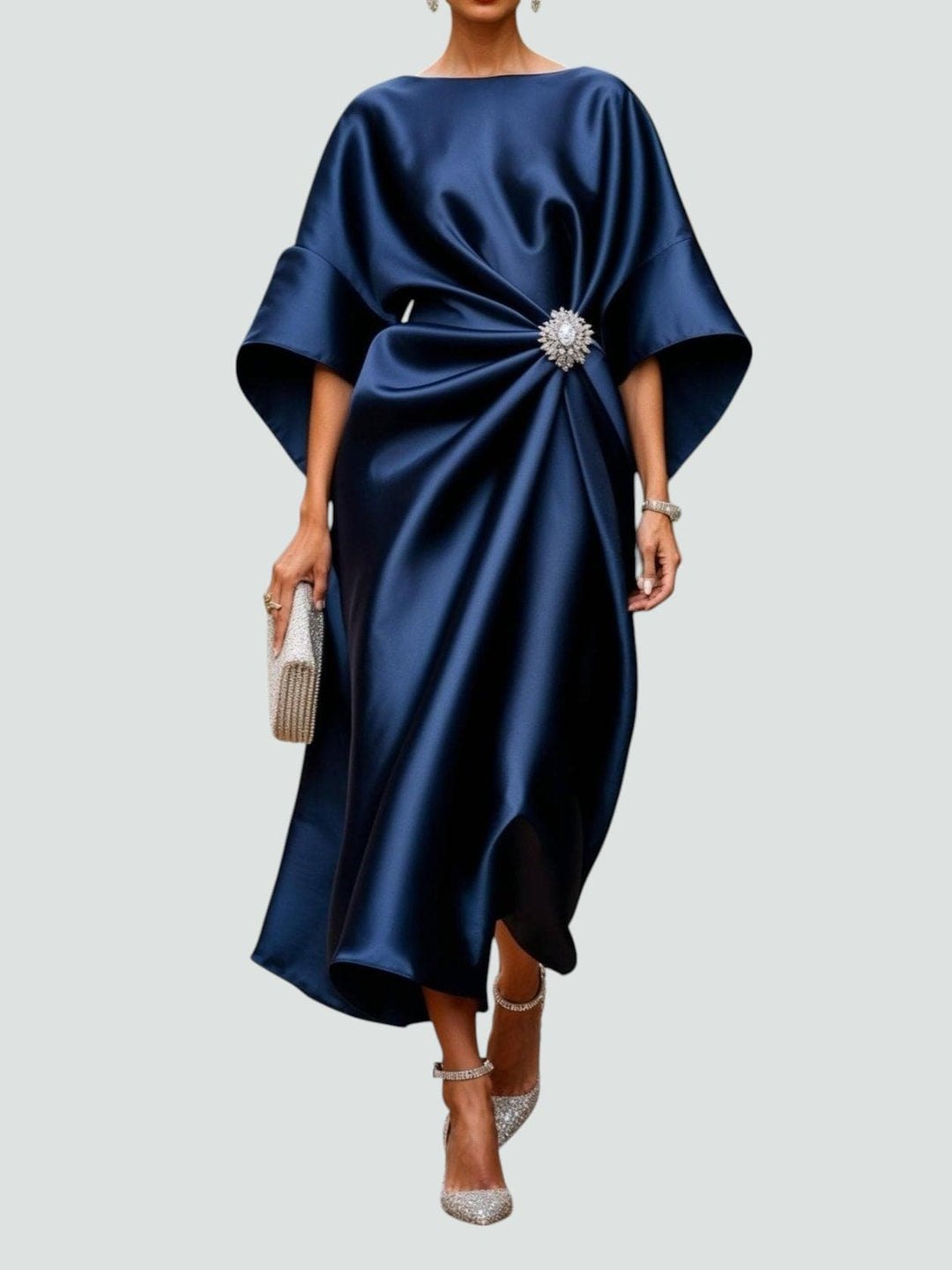 ISABEL – LUXE DRAPED EVENING DRESS