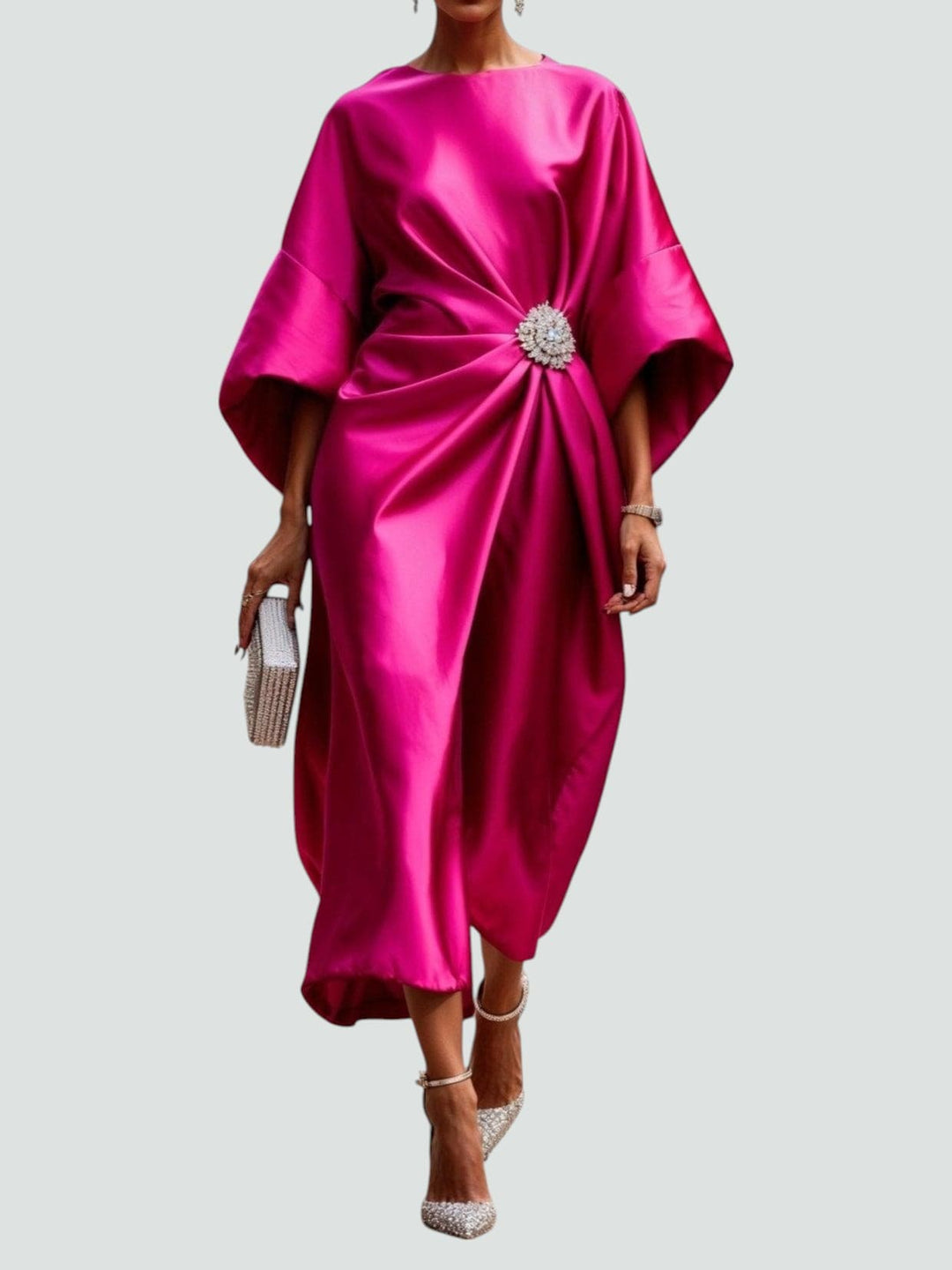 ISABEL – LUXE DRAPED EVENING DRESS