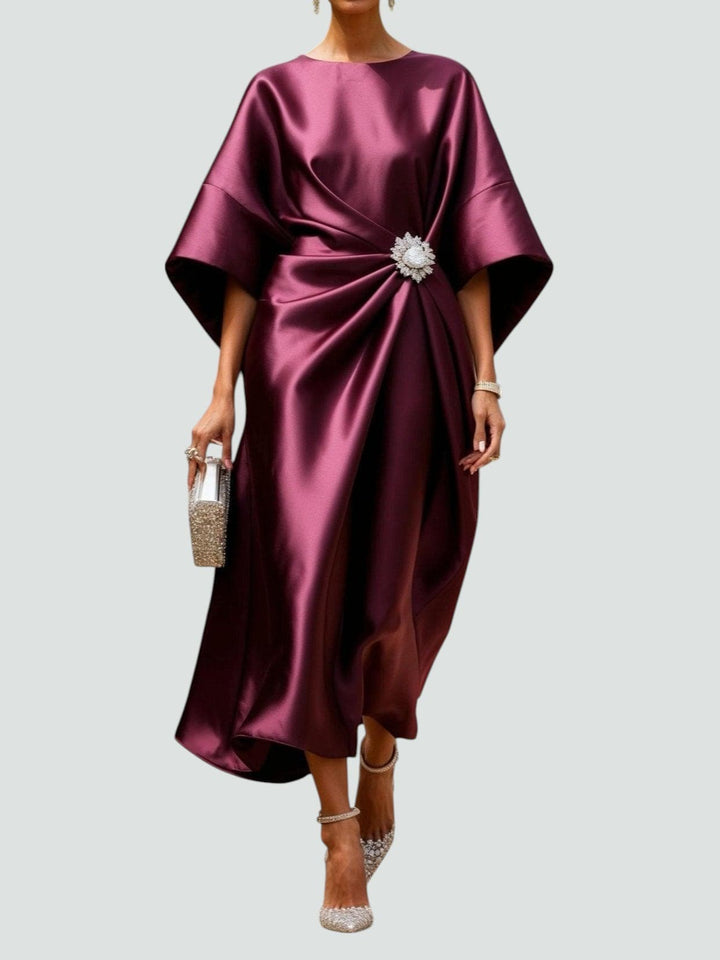 ISABEL – LUXE DRAPED EVENING DRESS