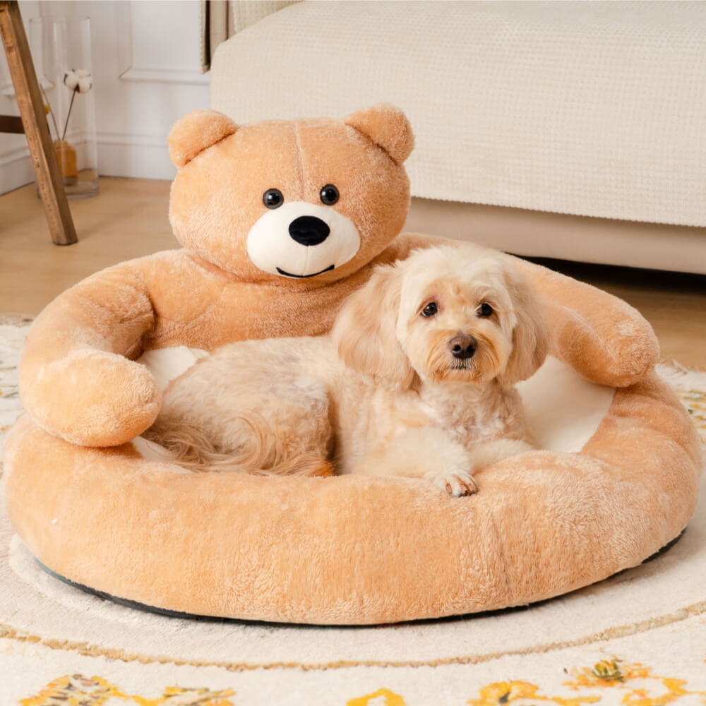 Azura | Cute detachable cuddly bear cat bed