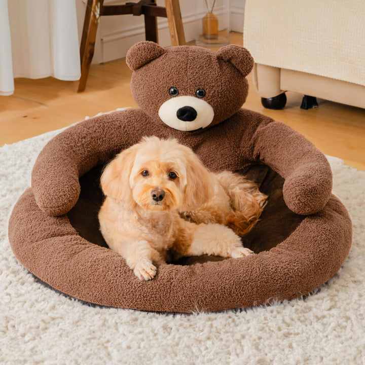 Azura | Cute detachable cuddly bear cat bed