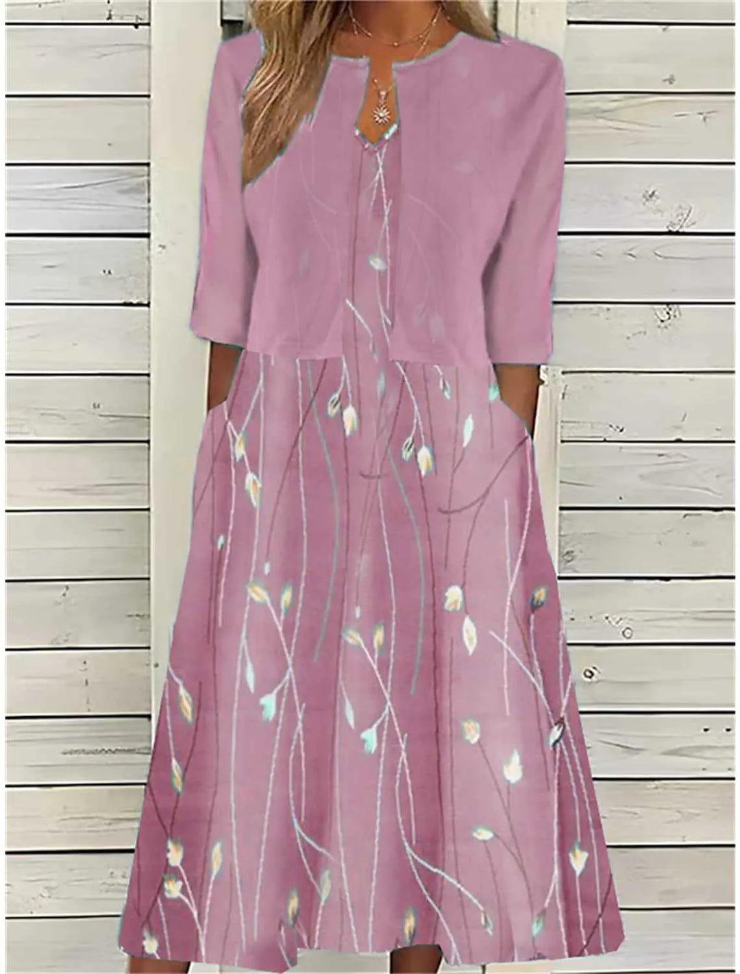 Bonnie - Floral Two-Piece Midi Dress