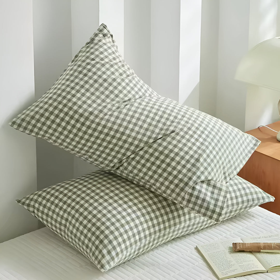 BowLift | Soft Plaid Checkered Pillowcases
