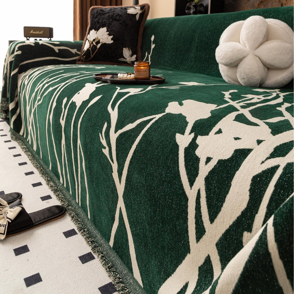 BowLift | Twilight Branches Chenille Sofa Cover