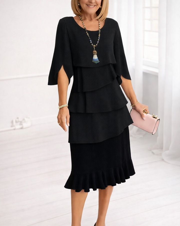 Patricia | Elegant and Comfortable Ruffled Dress