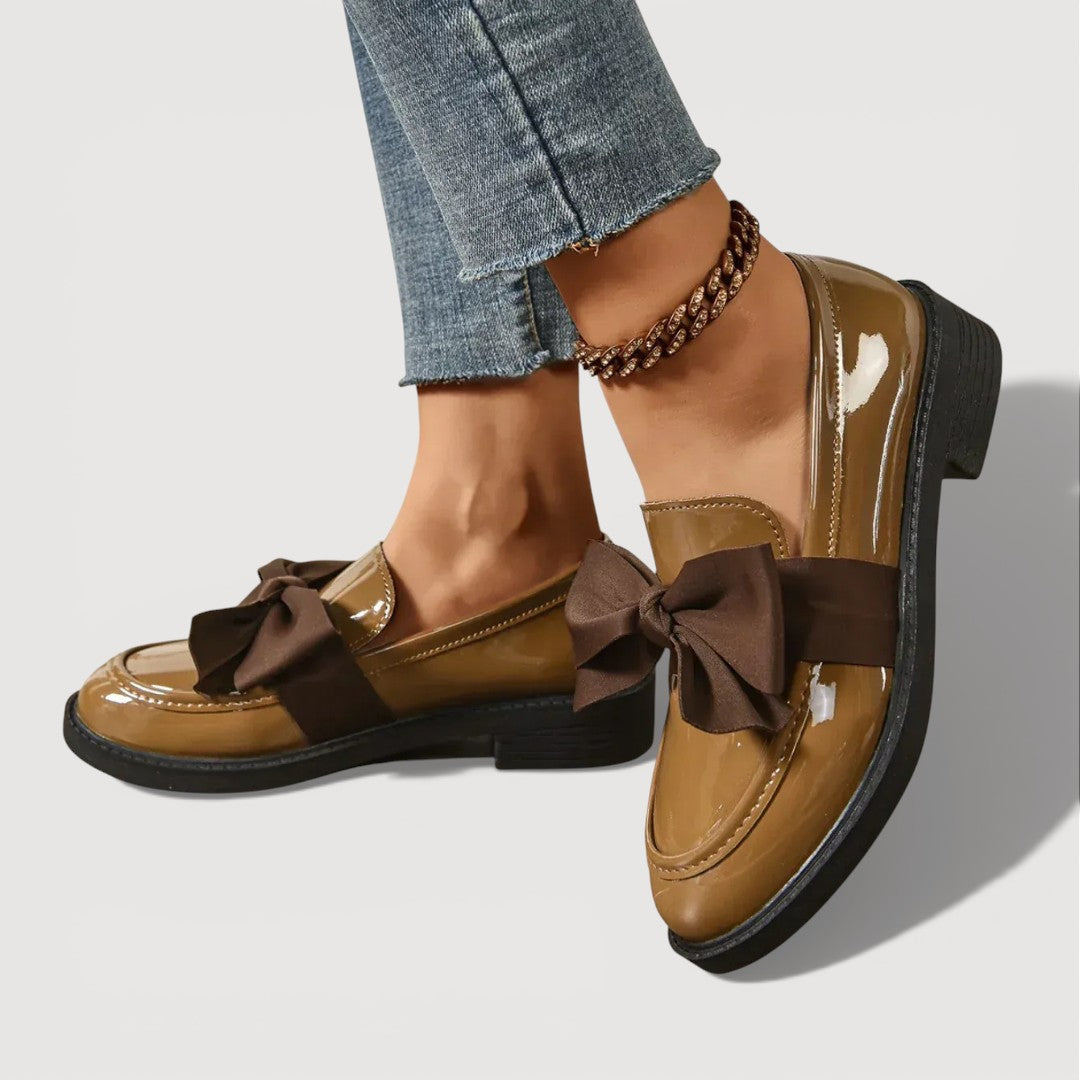 MAERYL – BOW DETAIL LOAFERS