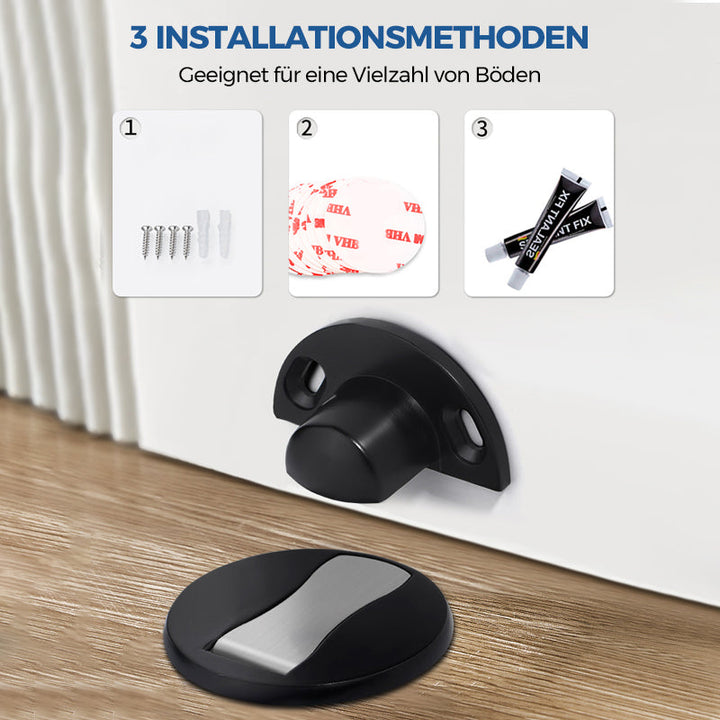 Azura | Invisible magnetic door stop made of stainless steel
