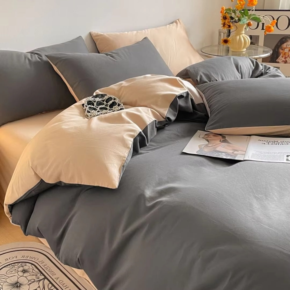 BowLift | Lustova Cotton Duvet Cover | 3pcs Set