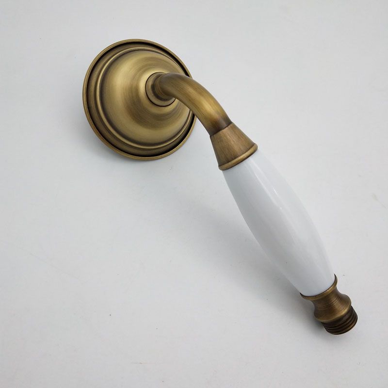 Azura | Traditional Handheld Shower Head with Hose Polished Brass Wall Mounted Shower Head
