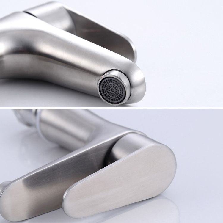 Azura | Modern Basin Tap Monochrome Center Mount Low Arc Faucet for Bathroom