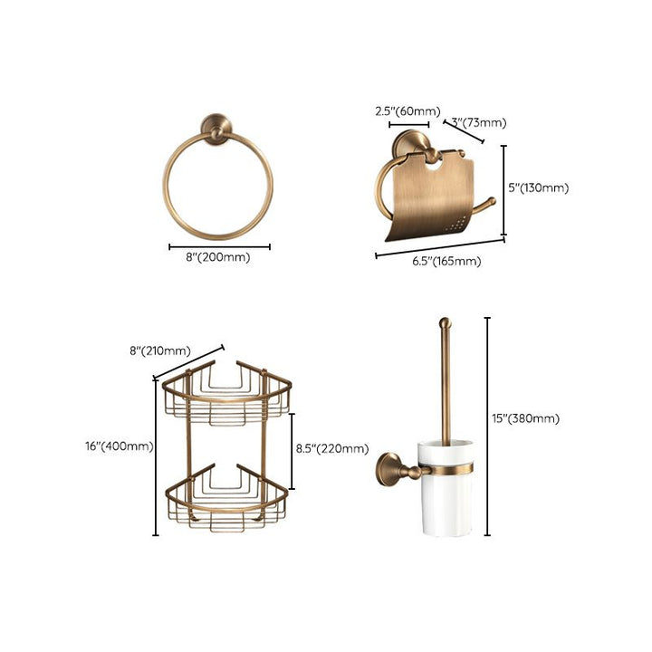 Azura | Vintage Bronze Bathroom Set Traditional Bathroom Accessories as Individual Piece or as Set