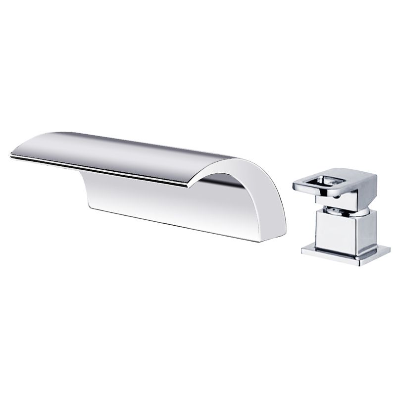 Azura | Modern Brass Roman Bathtub Faucet Waterfall Spout Bathtub Faucet