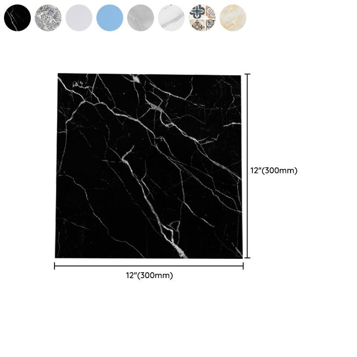 Azura | Multi-Tonal Style Vinyl Plank Peel and Stick Porcelain Tile Look Vinyl Plank Flooring