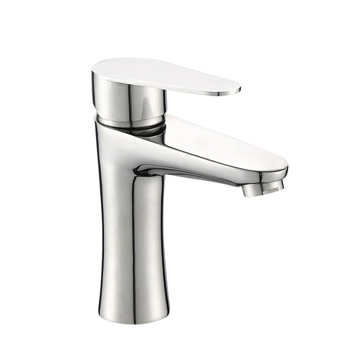 Azura | Modern Basin Tap Monochrome Center Mount Low Arc Faucet for Bathroom