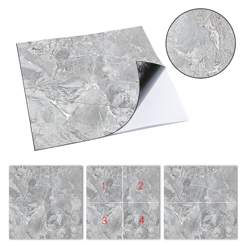 Azura | Multi-Tonal Style Vinyl Plank Peel and Stick Porcelain Tile Look Vinyl Plank Flooring