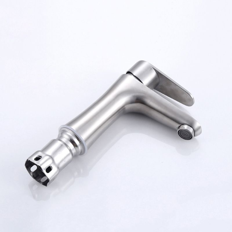 Azura | Modern Basin Tap Monochrome Center Mount Low Arc Faucet for Bathroom