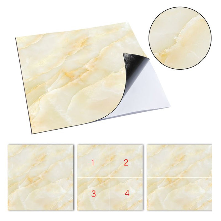 Azura | Multi-Tonal Style Vinyl Plank Peel and Stick Porcelain Tile Look Vinyl Plank Flooring