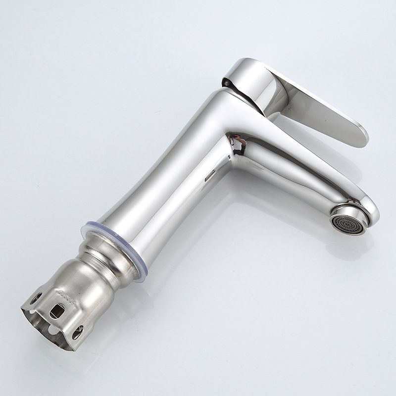 Azura | Modern Basin Tap Monochrome Center Mount Low Arc Faucet for Bathroom