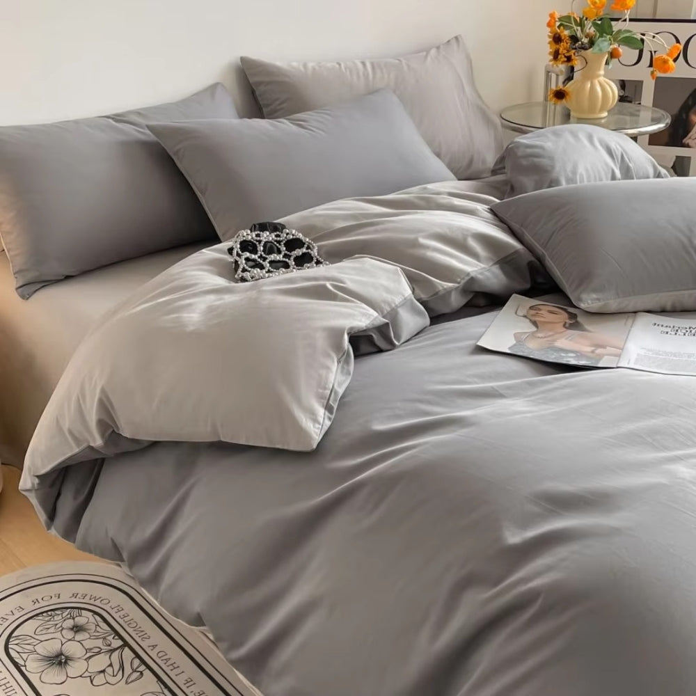 BowLift | Lustova Cotton Duvet Cover | 3pcs Set