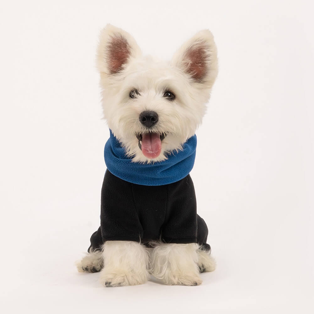 Azura | Full Protection Polar Fleece Dog Overall with Removable Collar