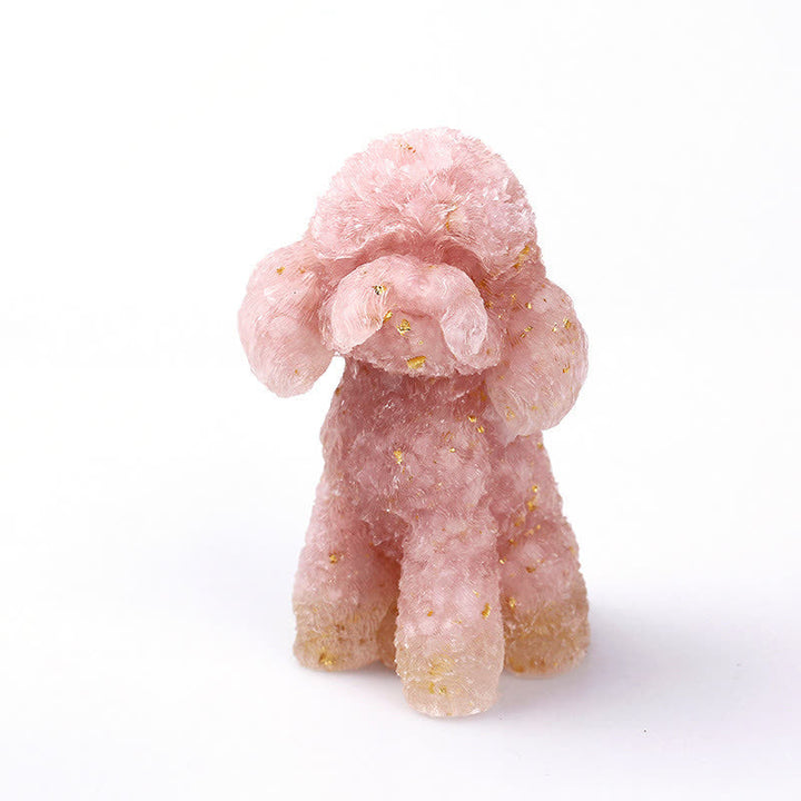 BowLift | Natural Crystal Poodle Gemstone Decoration